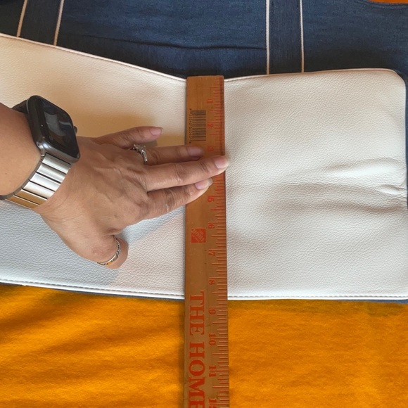 Draper James Savannah Blue Denim and White Weekender Zippered Tote, NWT - Picture 8 of 16